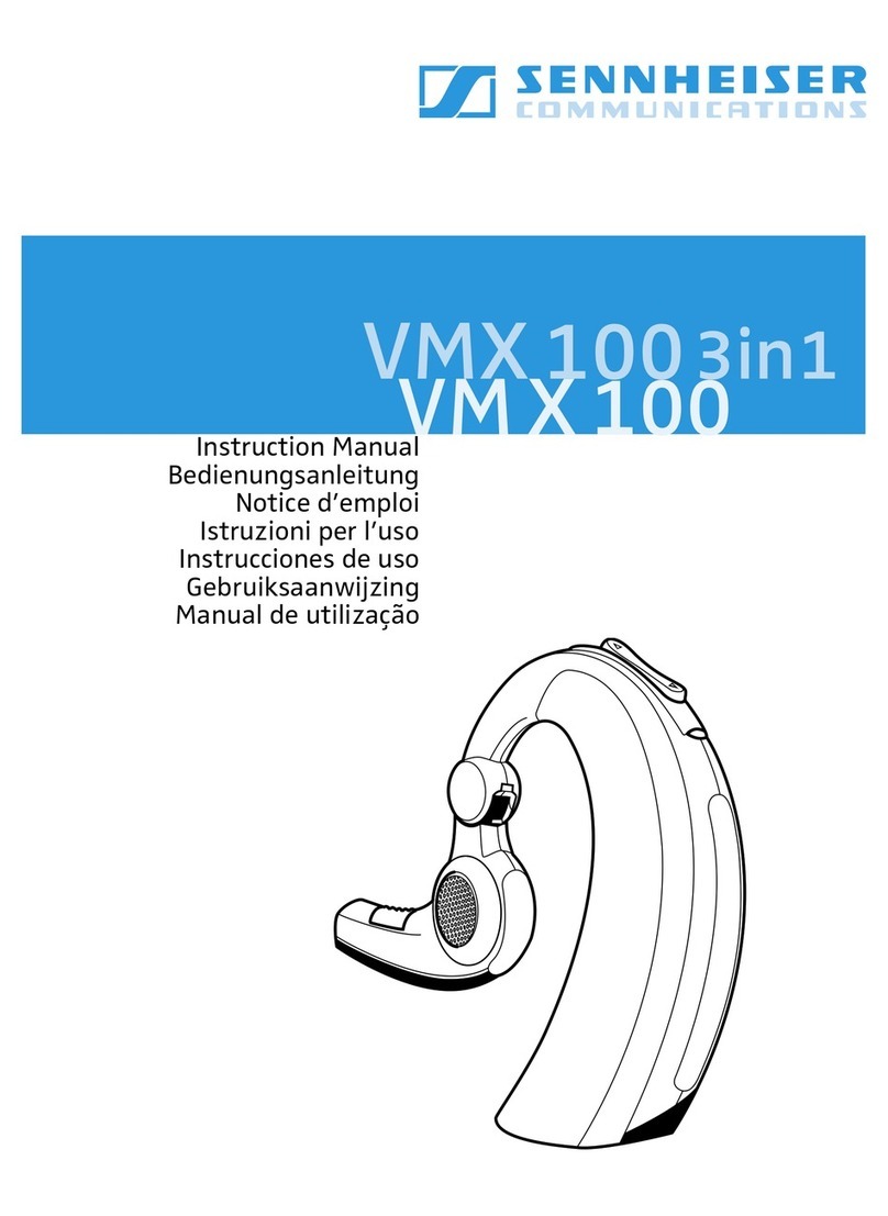 Sennheiser VMX100-B instruction manual