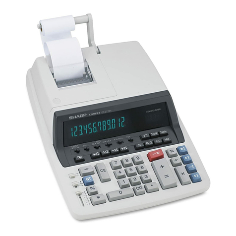 Sharp QS-1760A Operation manual