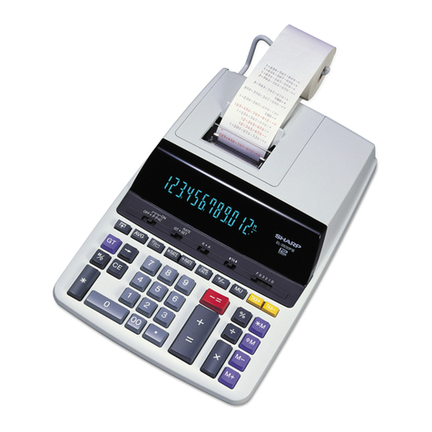 Sharp EL-2630P II User manual