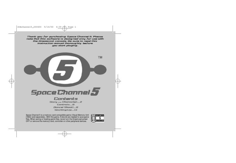 Sega Space Channel 5 user guide