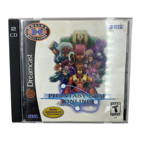 Sega Phantasy Star Online User manual