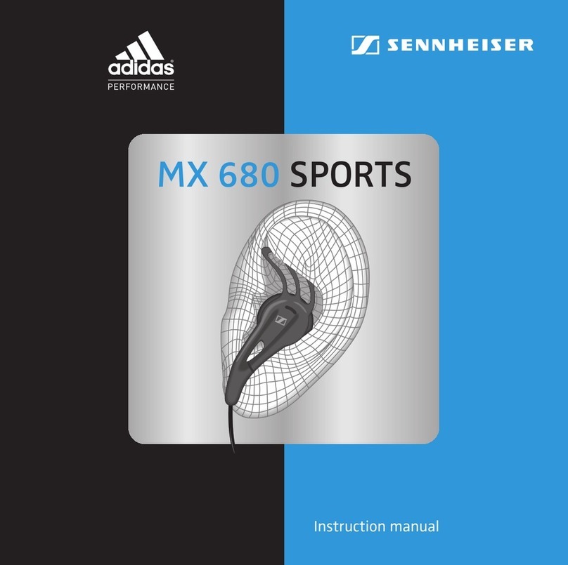 Sennheiser MX 680 instruction manual