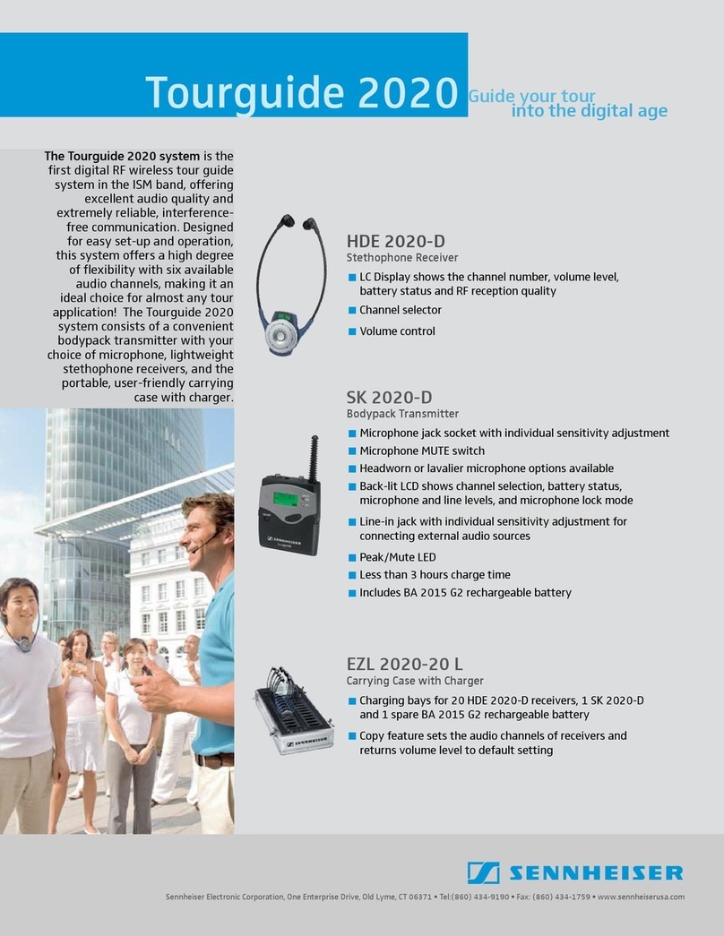 Sennheiser HD-E2020-D Specifications
