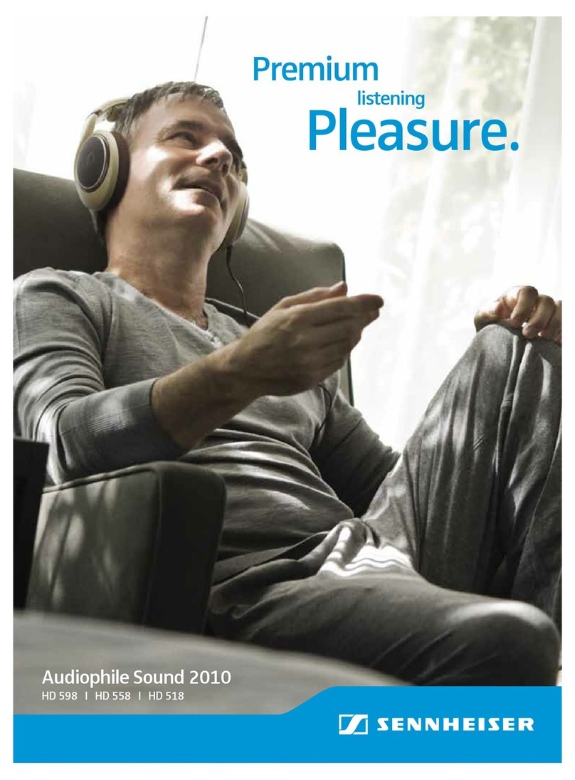 Sennheiser HD 518 User manual