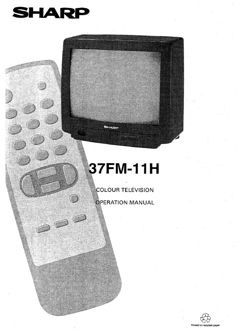 Sharp 37FM-11H Operation manual