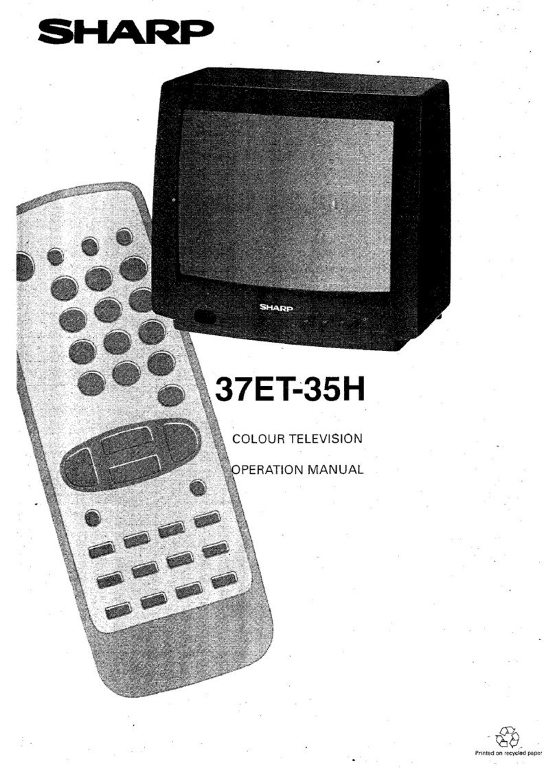 Sharp 37ET-35H User manual