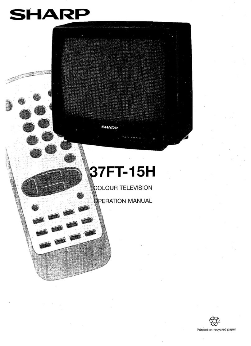 Sharp 37FT-15H User manual Sharp 37FT-15H User manual