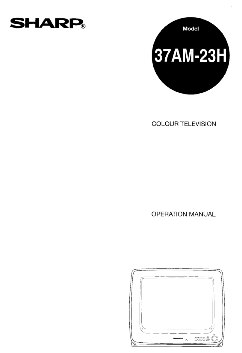 Sharp 37AM-23H User manual