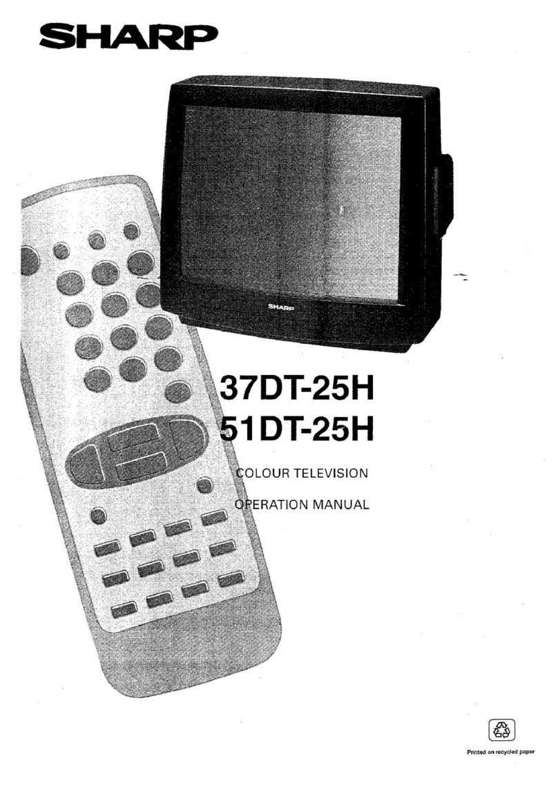 Sharp 37DT-25H Operation manual