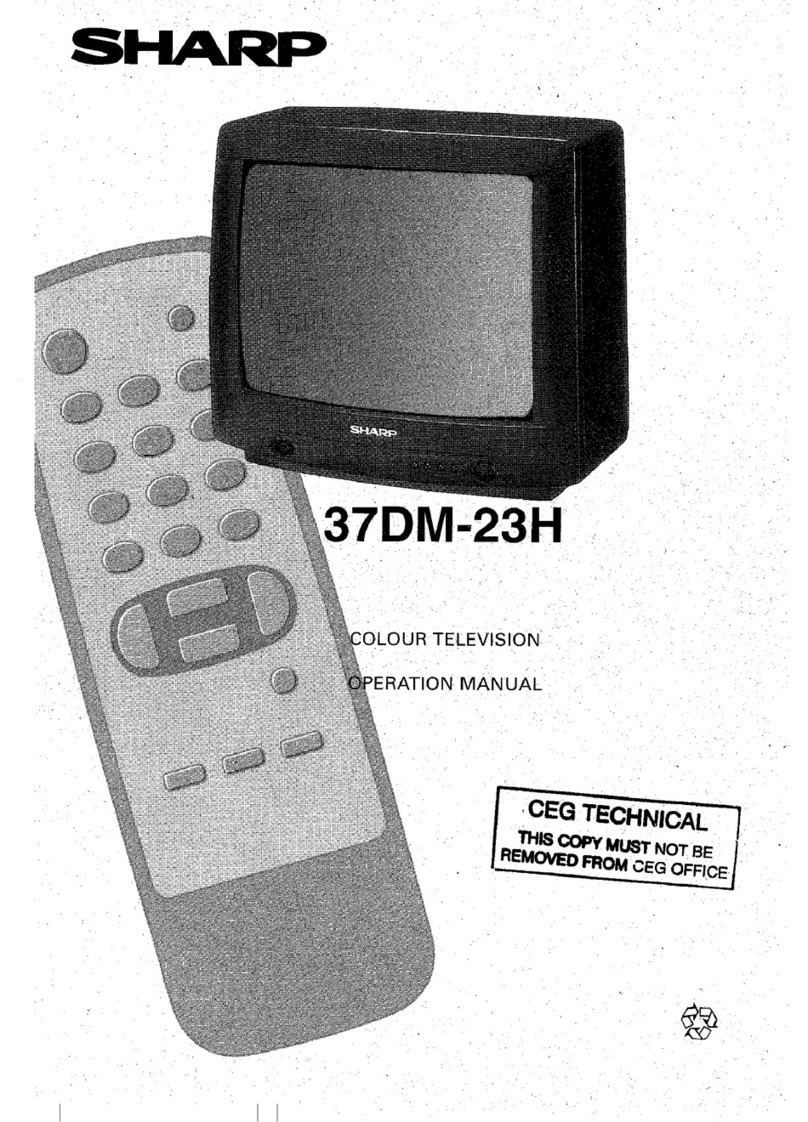 Sharp 37DM-23H Operation manual