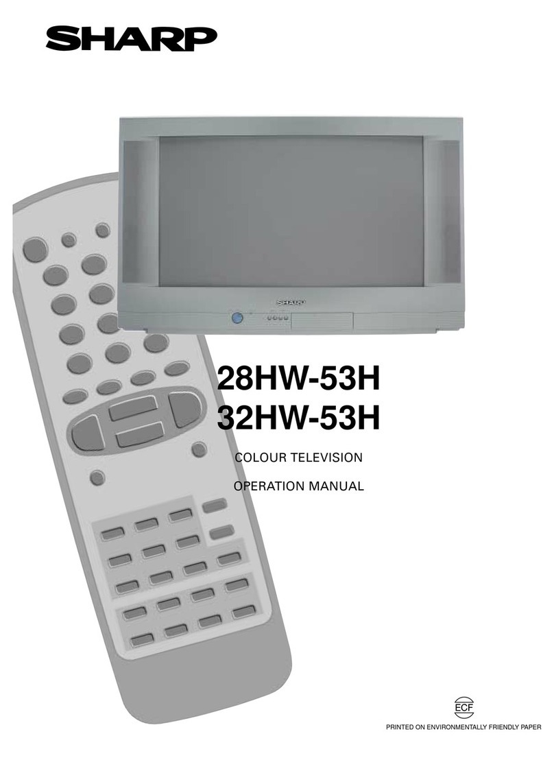 Sharp 28HW-53H Operation manual