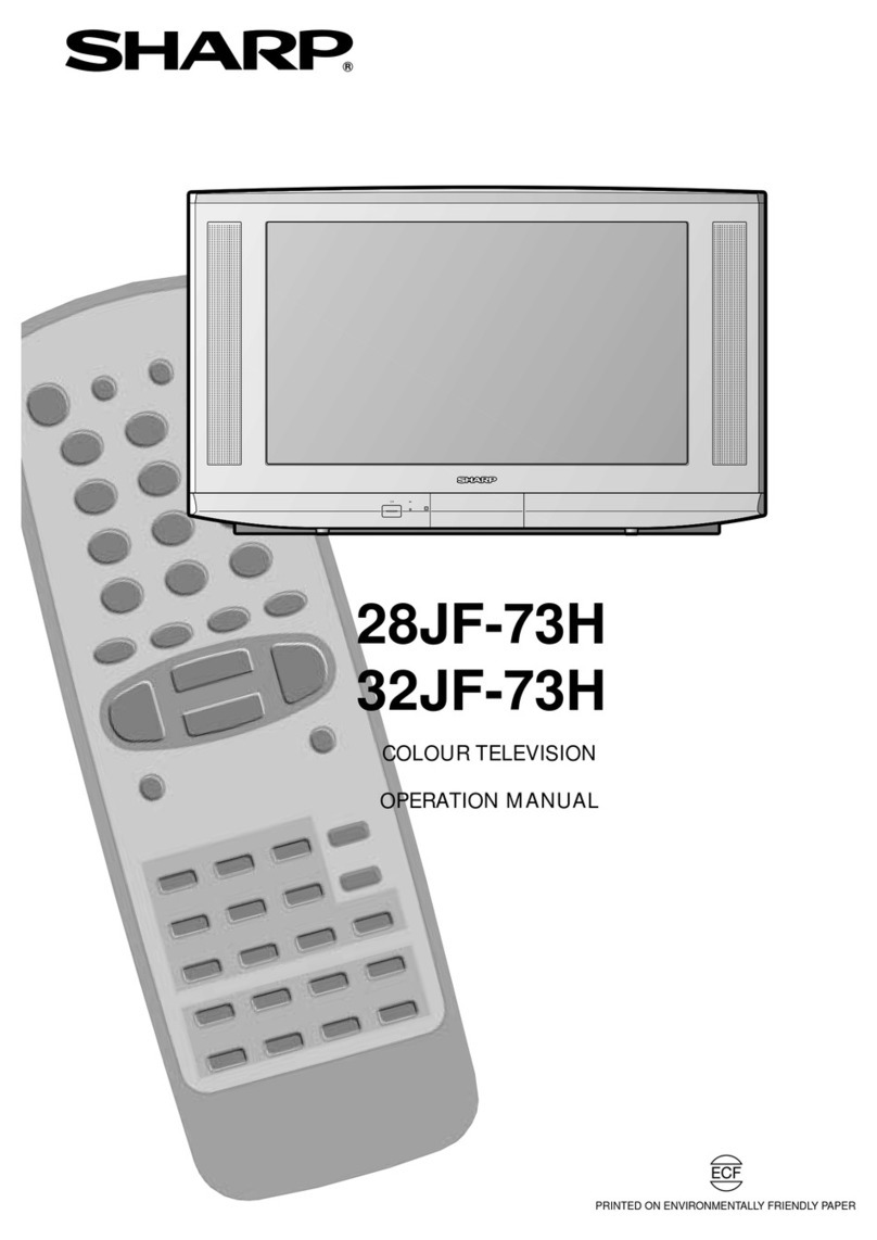 Sharp 28JF-73H User manual