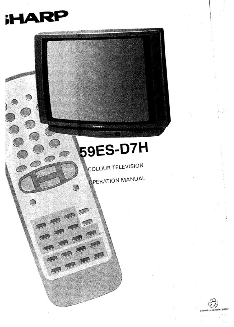Sharp 59ES-D7H Operation manual
