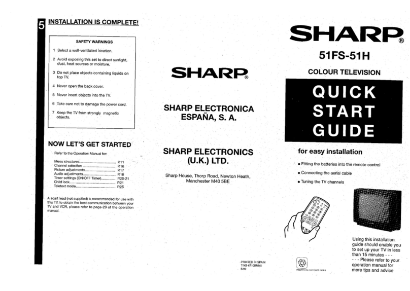 Sharp 51FS-51H User manual Sharp 51FS-51H User manual