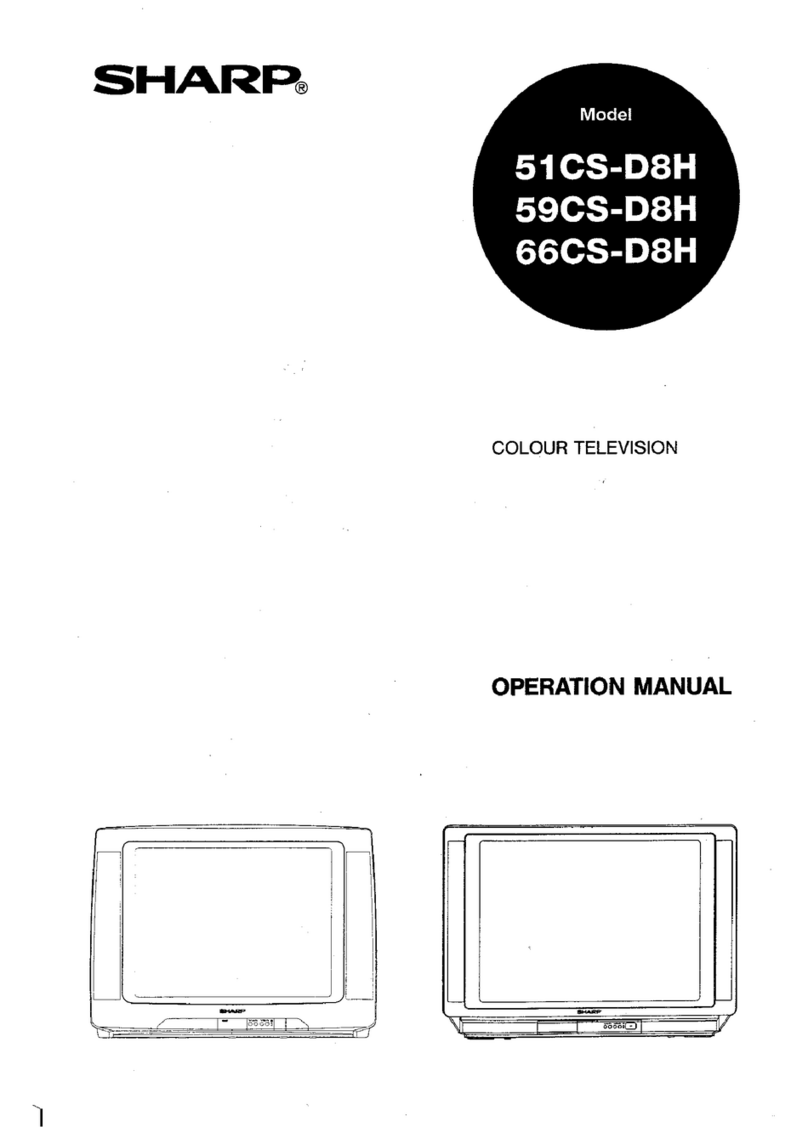 Sharp 51CS-D8H User manual