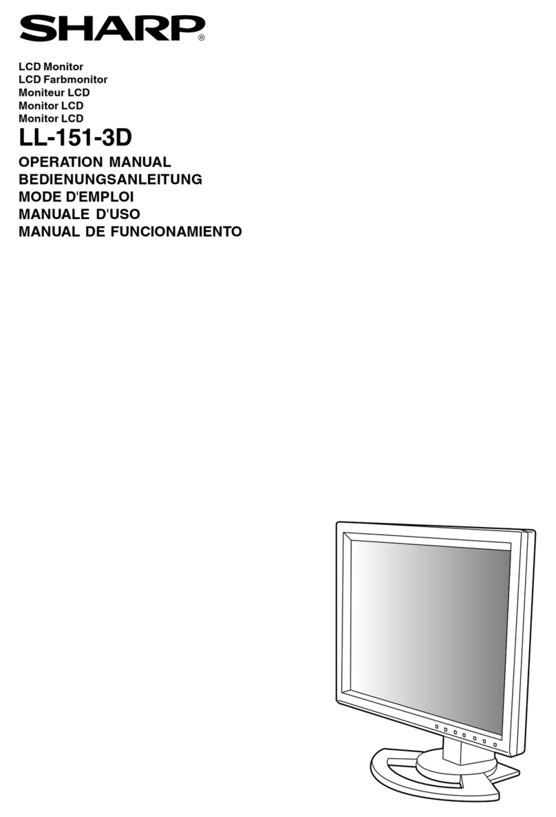 Sharp LL-151-3D User manual Sharp LL-151-3D User manual