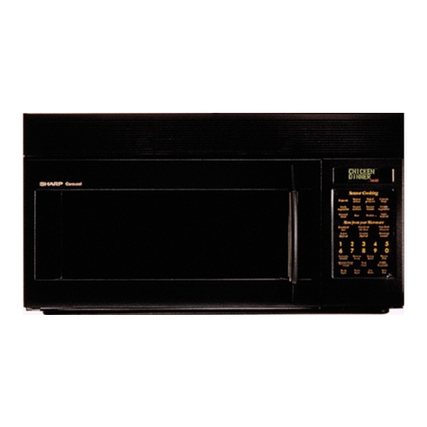 Sharp R-1610 Use and care manual