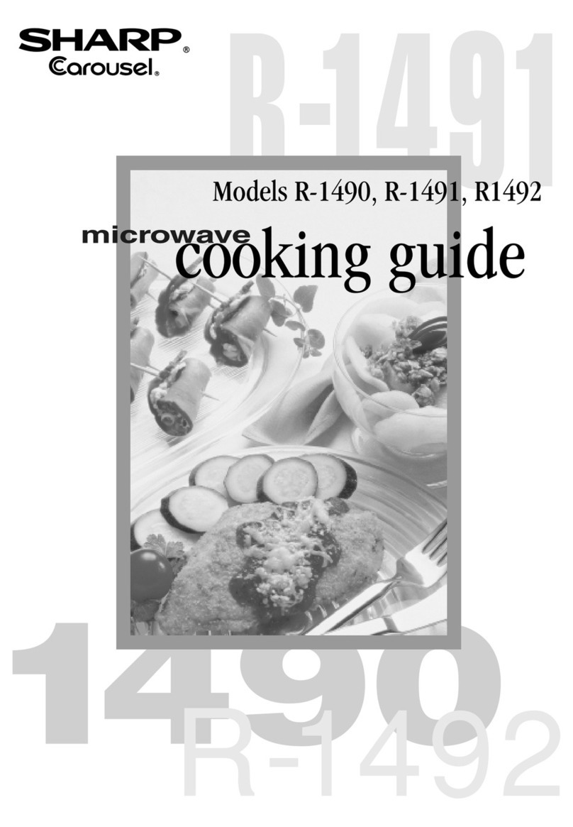 Sharp R-1490 Use and care manual