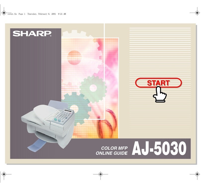 Sharp AJ-5030 User manual
