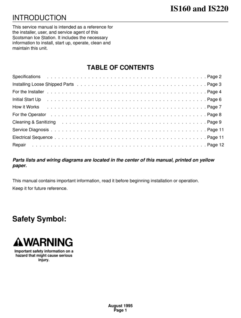 Scotsman IS160 Service manual
