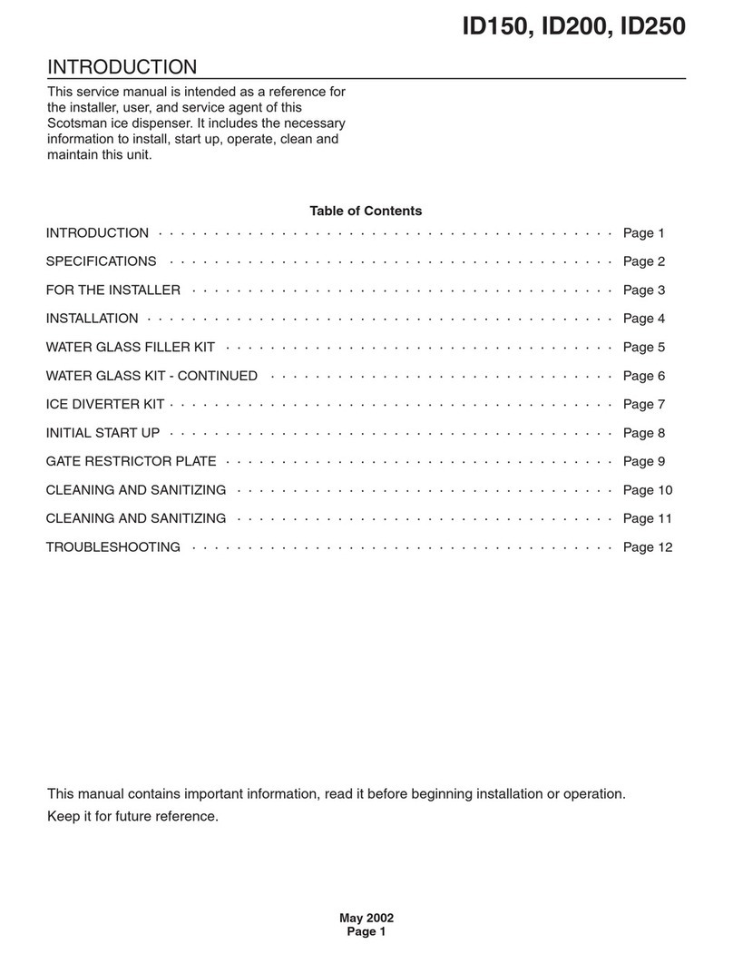 Scotsman ID150 Service manual
