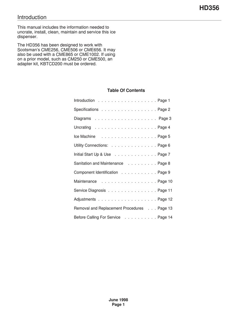 Scotsman HD356 user guide