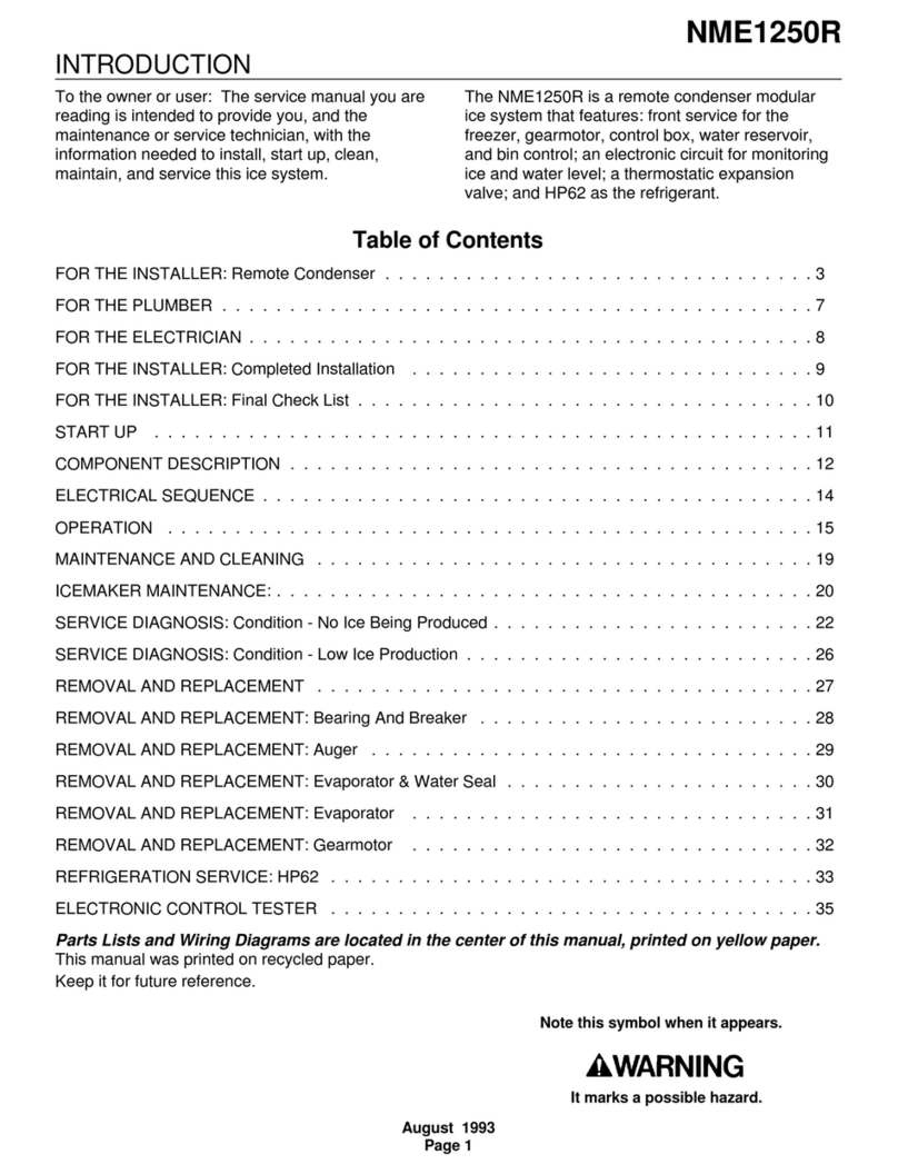 Scotsman NME1250R Service manual