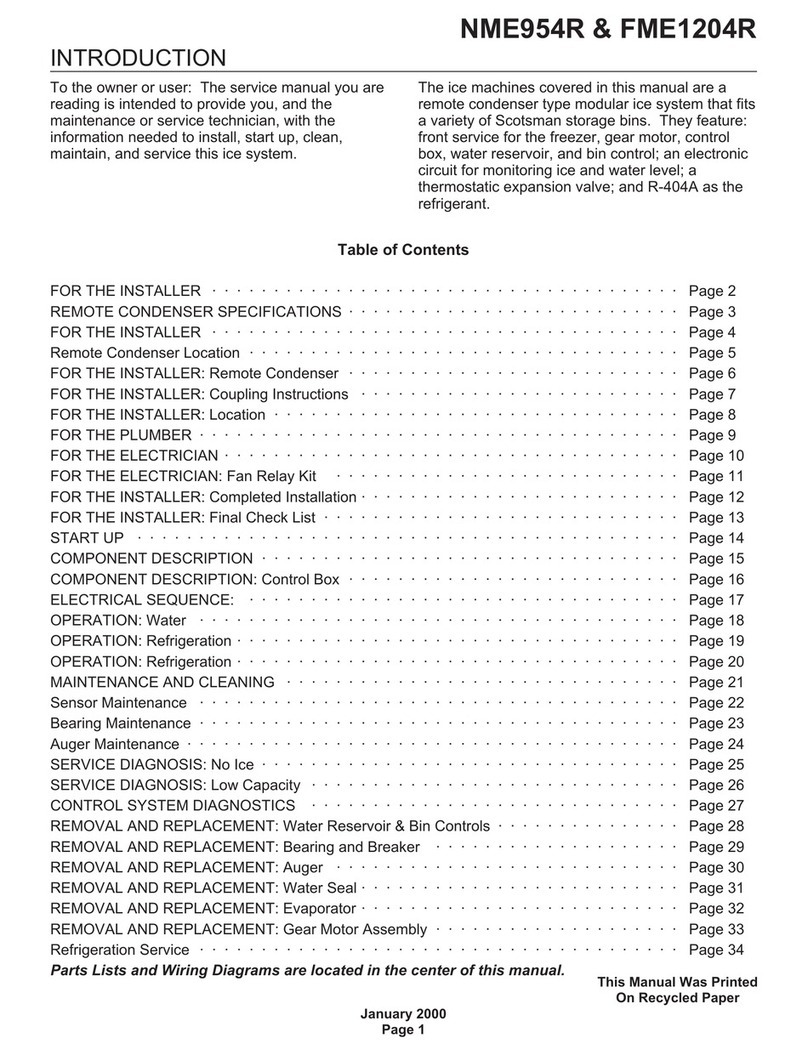 Scotsman FME1204R Service manual