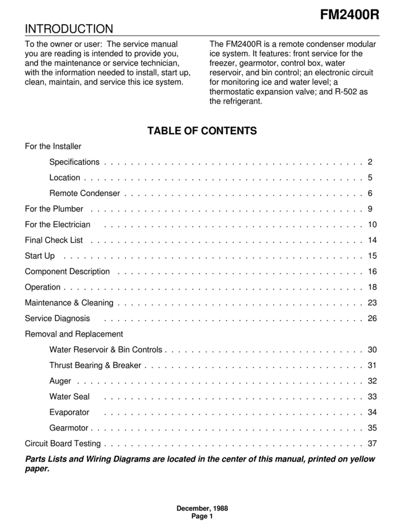 Scotsman FM2400R Service manual