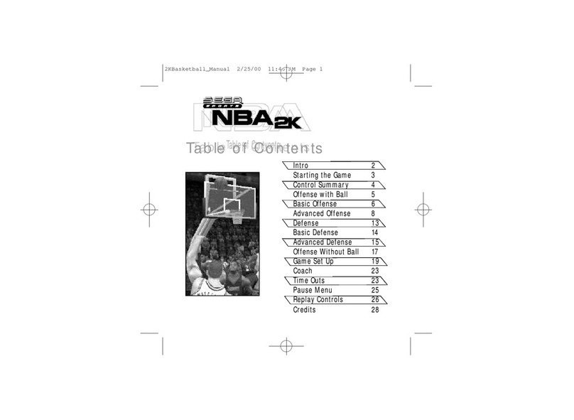 Sega NBA 2K user guide