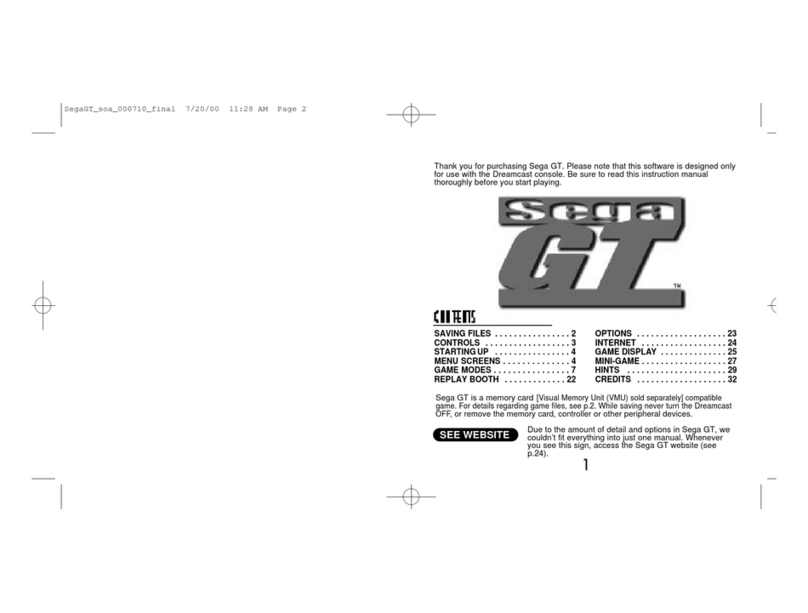 Sega GT User manual