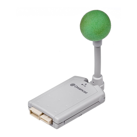 Sega Dreamcast Microphone user guide