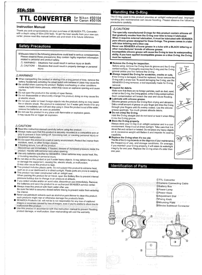 Sea & Sea TTL Converter User manual