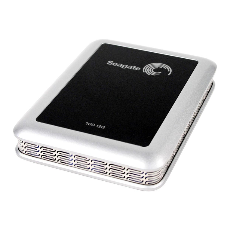 Seagate 2.5 USB 2.0 100GB User manual