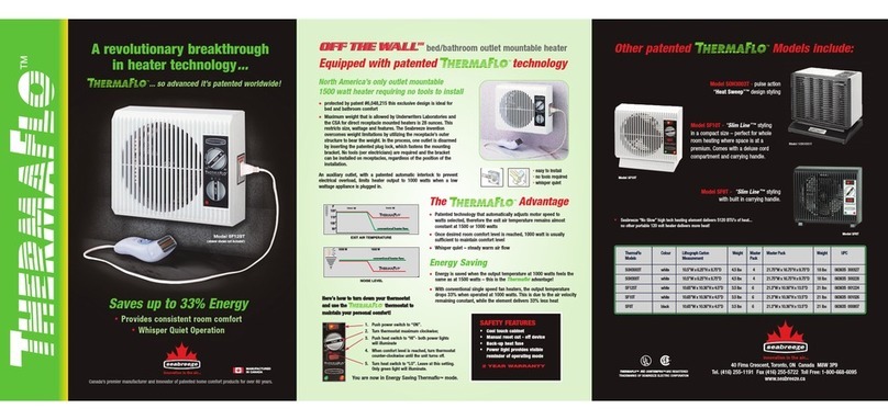 Seabreeze ThermaFlo SF12ST Specifications