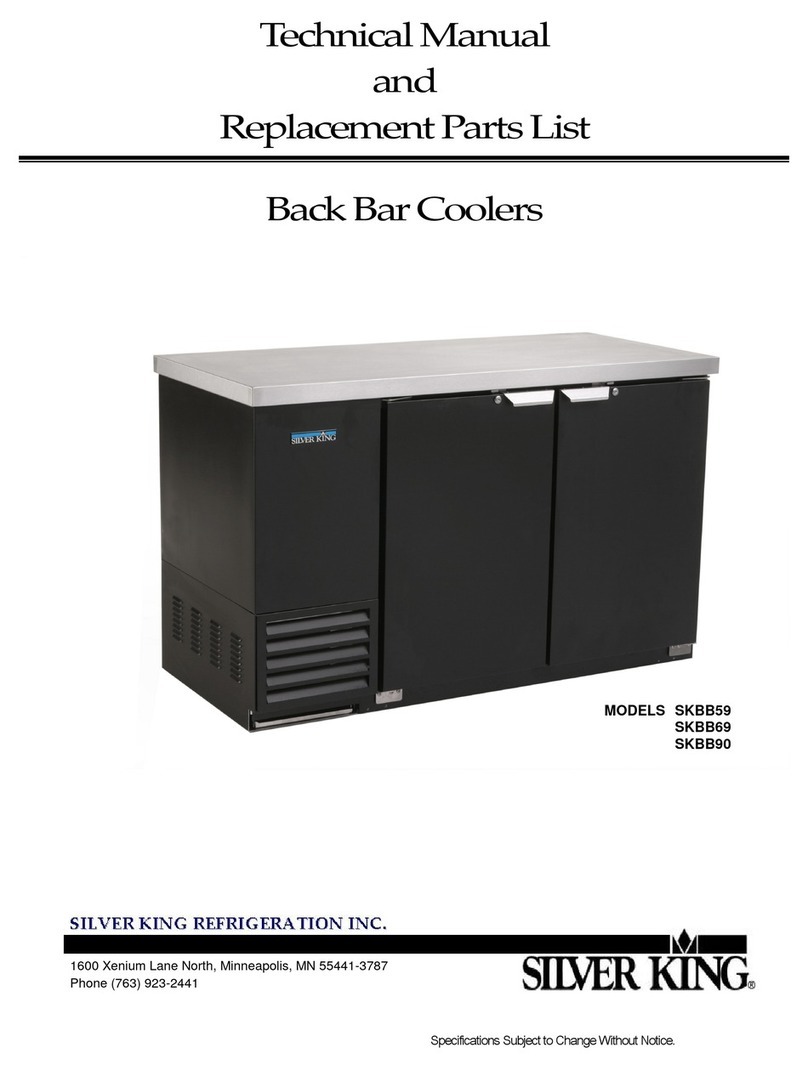 Silver King SKBB69 Technical manual and replacement parts list