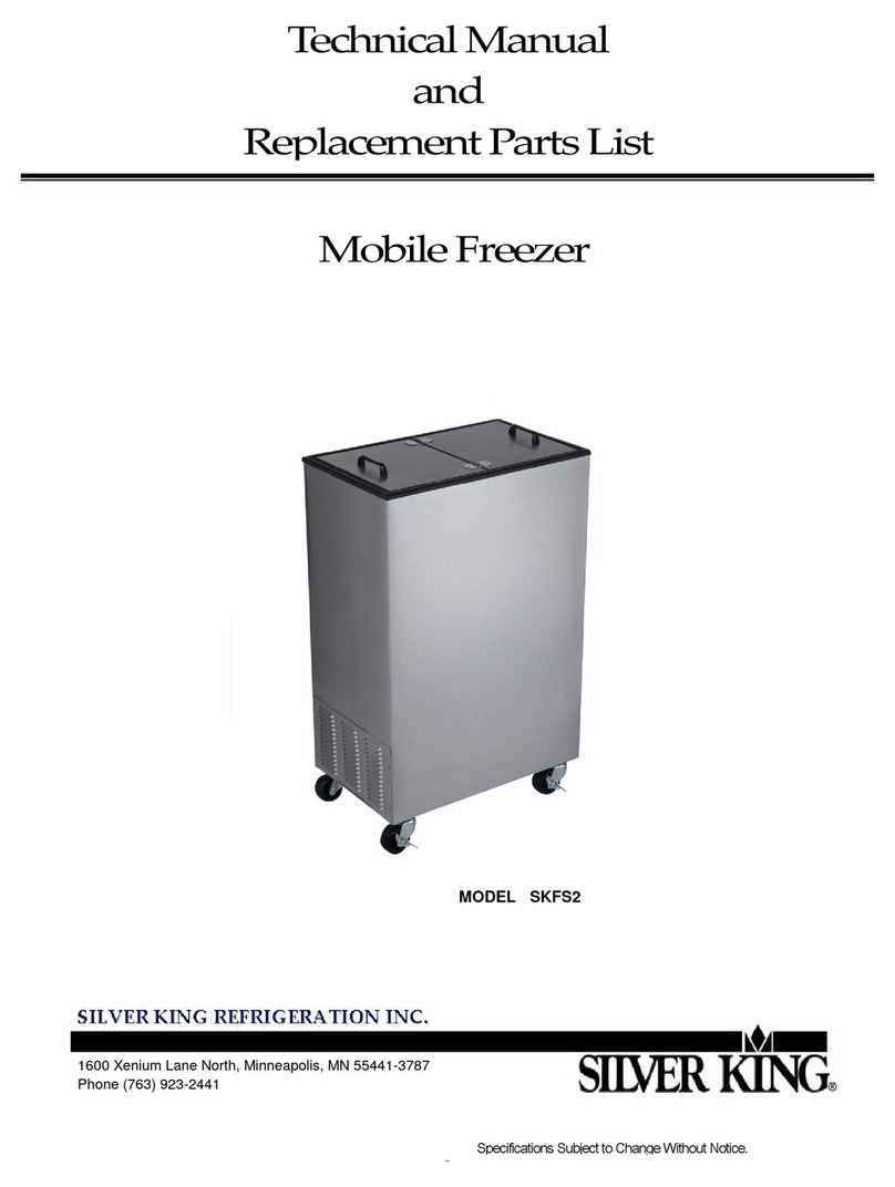 Silver King SKFS2 Technical manual and replacement parts list