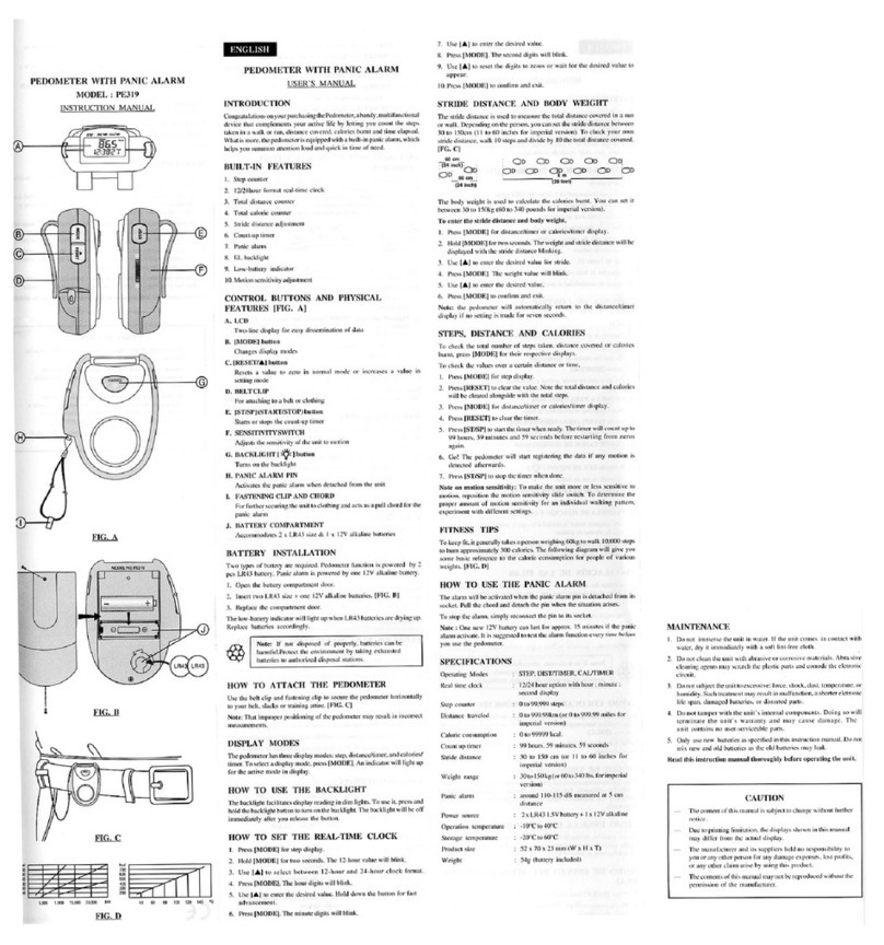 Silva PE319 User manual