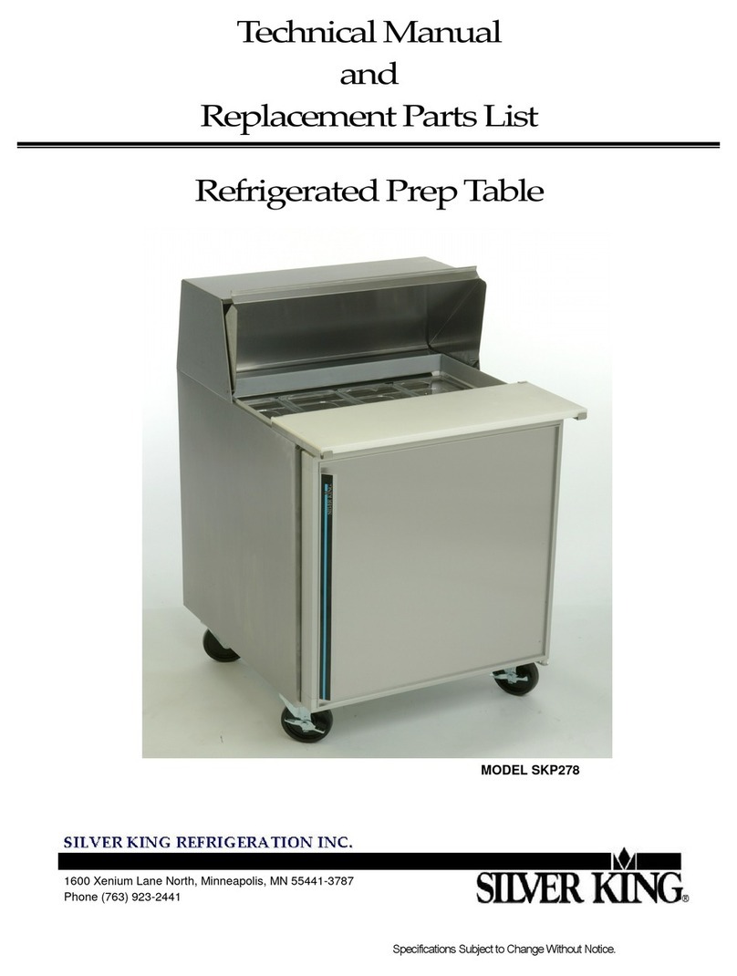 Silver King SKP278 Technical manual and replacement parts list