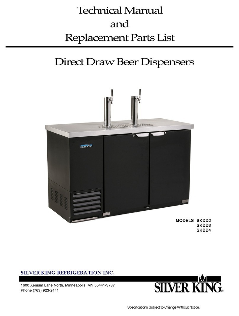 Silver King SKDD2 Technical manual and replacement parts list