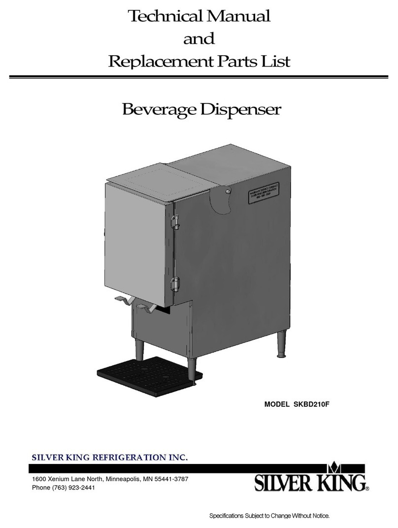 Silver King SKBD210F Technical manual and replacement parts list