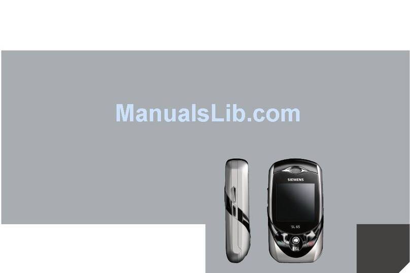 Siemens SL65 operating manual