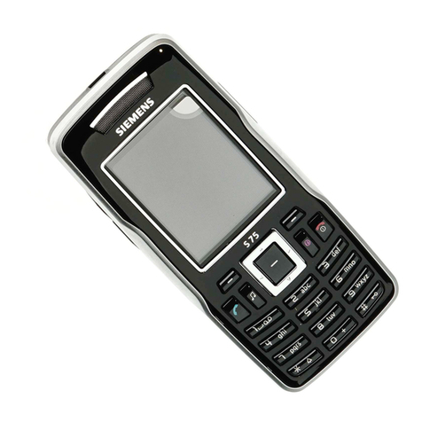 Siemens S75 User manual Siemens S75 User manual