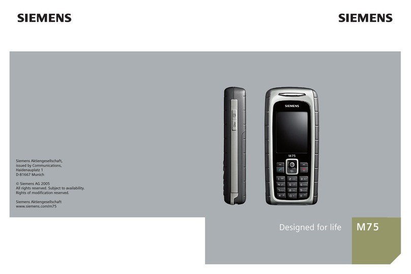 Siemens M75 user guide