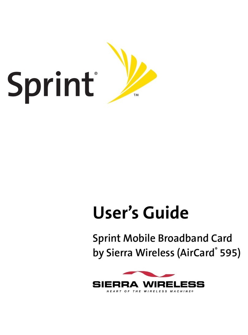 Sierra Wireless AirCard 595 user guide
