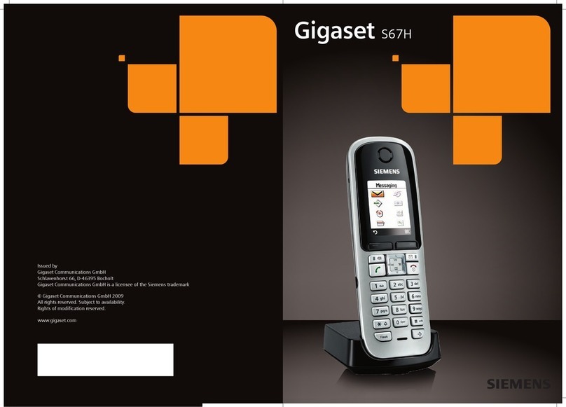 Siemens Gigaset S67H user guide