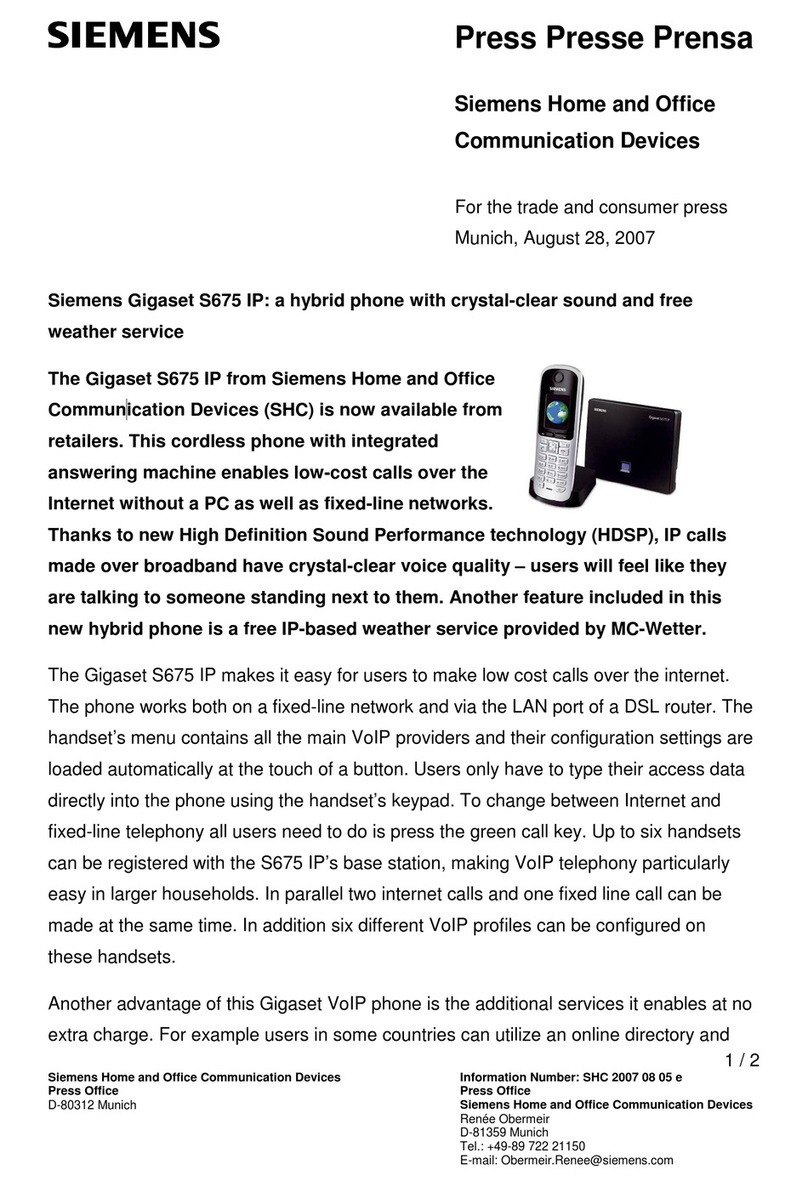 Siemens Gigaset S675IP Instruction Manual