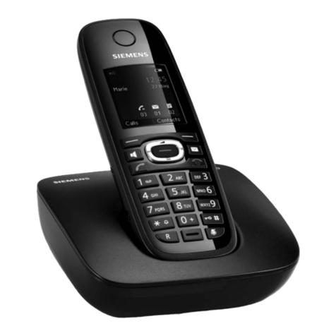 Siemens Gigaset C590 User manual