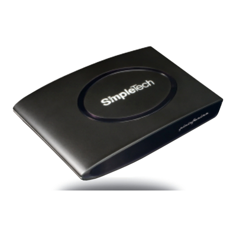 SimpleTech SimpleDrive SP-U25/160 User manual