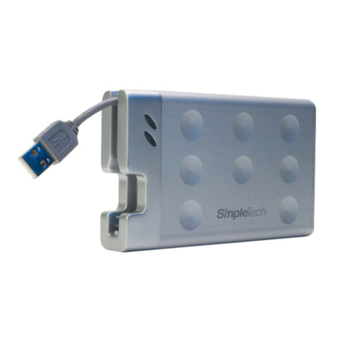SimpleTech SimpleDrivePortable HSD1000 User manual